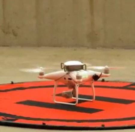 A Botlink UAS, cleared for flights over people with a parachute system. Photo: Botlink