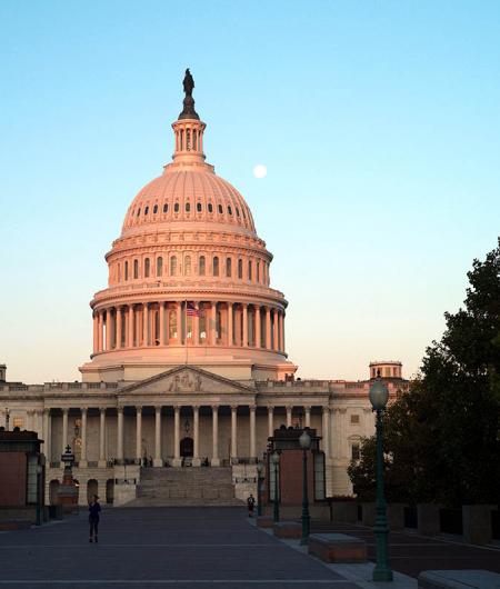The U.S. Capitol building.