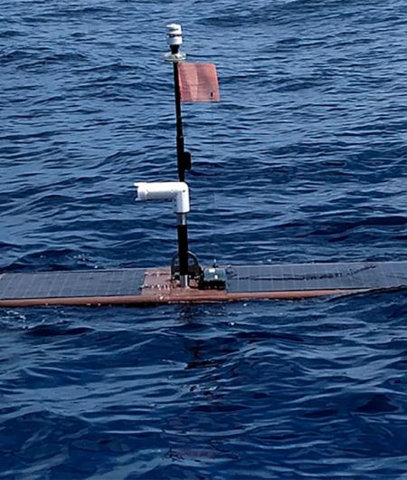 Boeing's Wave Glider USV/UUV. Photo: Boeing