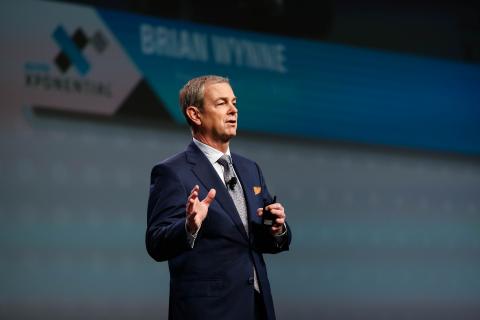 AUVSI CEO Brian Wynne speaks at XPONENTIAL 2022