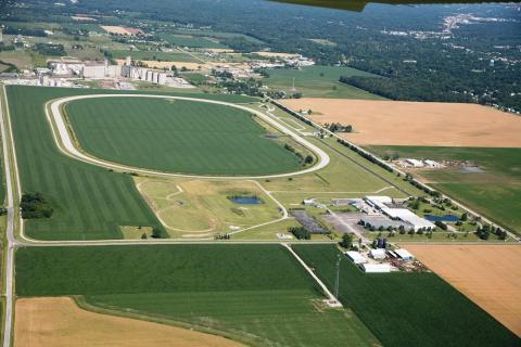 The Toyota Research Institute (TRI) is constructing a closed-course test facility to develop automated vehicle technology, transforming an approximately 60-acre site inside the oval at Michigan Technical Resource Park (MITRP) in Ottawa Lake. Photo: Toyota