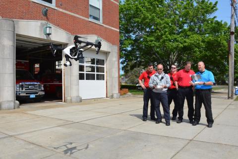 DARTdrones Public Safety Flight Instructors during a training session. Photo: DARTdrones