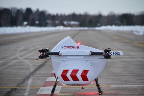 Drone Delivery Canada's Sparrow cargo drone. Photo: Drone Delivery Canada
