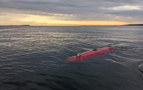 Dive Technologies recently completed successful sea trials of a Large Displacement Autonomous Underwater Vehicle (LD-AUV) powered by Kraken Robotics’ pressure tolerant batteries. Photo: Dive Technologies