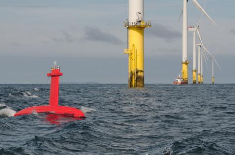 iXblue’s DriX USV near Conwy. Photo: iXblue