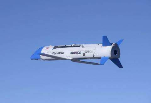 In Nov. 2019, Dynetics successfully flew its X-61A Gremlins Air Vehicle (GAV) for the first time. Photo: Dynetics