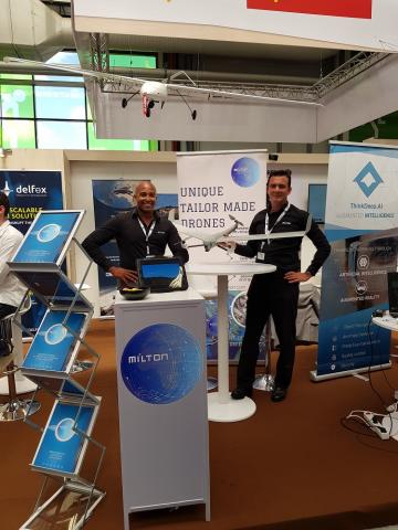 FlightWave's Edge UAS at Paris Air Show. Photo: FlightWave Aerospace