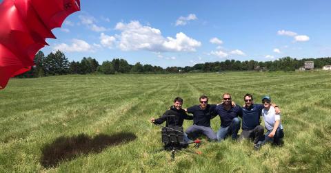 Flytrex passed its ASTM parachute test. Photo: NUAIR