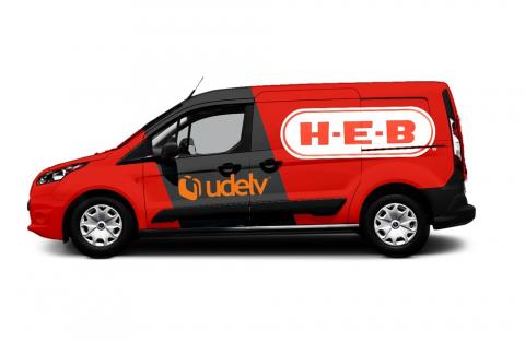 H-E-B will launch a pilot program to test delivery service from one of Udelv's Autonomous Delivery Vehicles. Photo: H-E-B