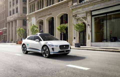 The self-driving Jaguar I-PACE vehicle. Photo: Jaguar Land Rover