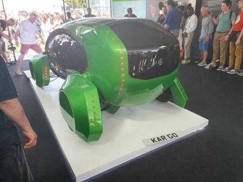 Kar-go made its worldwide debut at Goodwood. Image: Mirror Online