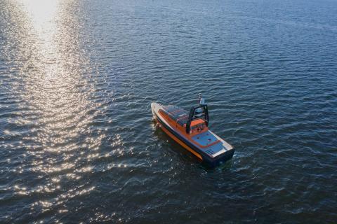 Kongsberg Maritime's Sounder USV. Photo: Kongsberg Maritime
