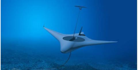 Artist’s concept of Manta Ray UUV. Photo: DARPA