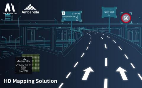 Ambarella and Momenta have developed a collaborative HD mapping platform for autonomous vehicles. Photo: Ambarella