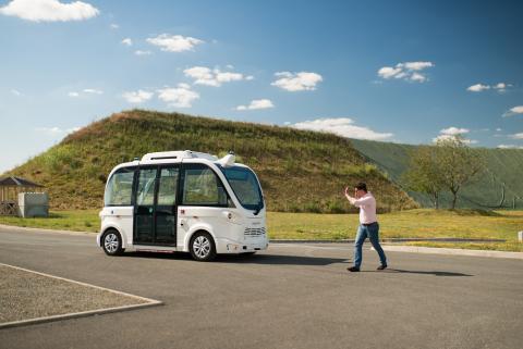 Navya's Autonom Shuttle Evo. Photo: Navya