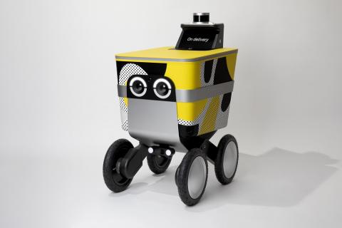 Postmates has introduced its new Serve robotic delivery device. Photo: Postmates