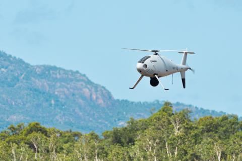 Schiebel successfully completed the acceptance tests for the Royal Australian Navy of its new Schiebel-designed heavy fuel S2 engine for its CAMCOPTER S-100 UAS. Photo: Schiebel