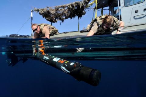 SeeByte's software training tools support US Navy Mine Counter Measure (MCM) operators training needs. Photo: SeeByte