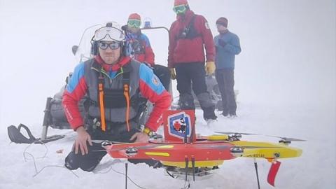 Rescue teams say drones can sometimes halve search times. Photo: BBC