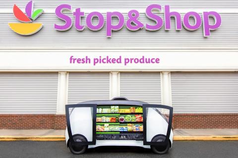 New Self-Driving Vehicles are Part of an Engagement with Robomart. Photo: Stop and Shop via GlobeNewswire