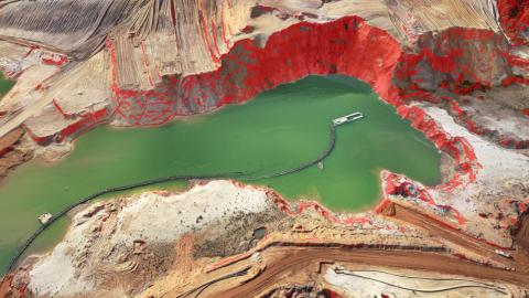 Virtual Surveyor has introduced a new feature in Version 7.2 of its drone surveying software that automatically highlights terrain slopes that exceed dangerous steepness thresholds. Photo: Virtual Surveyor