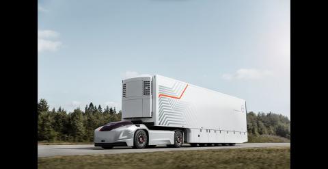 Volvo Trucks has introduced its new transport technology, which is made up of autonomous electric commercial vehicles that can contribute to “more efficient, safer and cleaner transportation.” Photo: Volvo Trucks