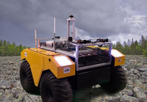 The U.S. Army will test software for off-road UGV driving on a Warthog UGV. Photo: Jim Nelson/Army Research Laboratory
