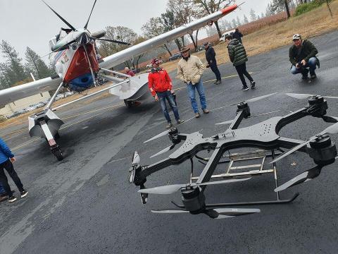 The xFold Dragon drone. Photo: ZM Interactive