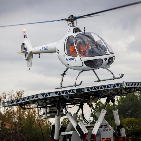 The VSR700 optionally piloted vehicle (OPV) has successfully achieved fully autonomous takeoff and landing (ATOL) approaches. Photo: Airbus